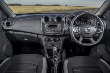 Interior view of the Dacia Sandero Stepway Hatchback