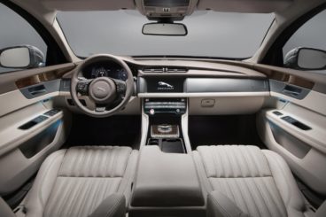 Interior view of the Jaguar XF Sportbrake
