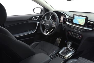 Interior of the Kia Cee'd