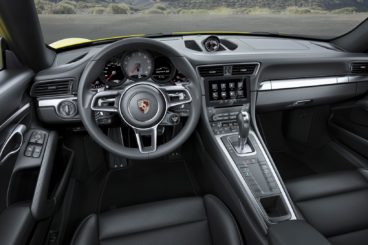 Interior view of the Porsche 911 Carrera 4 Coupe