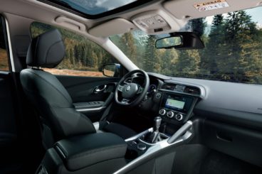 Interior view of the Renault Kadjar