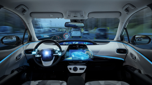 a futuristic car with all the latest car technology
