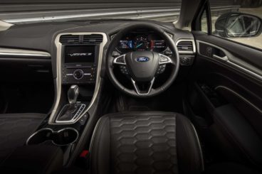 Interior of the Ford Mondeo Vignale Hatchback