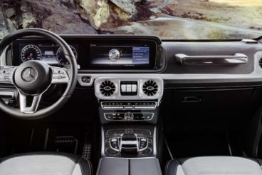 Interior of the Mercedes-Benz G-Class Station Wagon