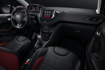 Interior view of the Peugeot 208 Hatchback