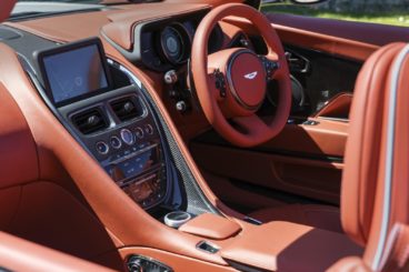 Interior of the Aston Martin DB11 Convertible