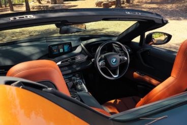 Interior of the BMW i8 Roadster
