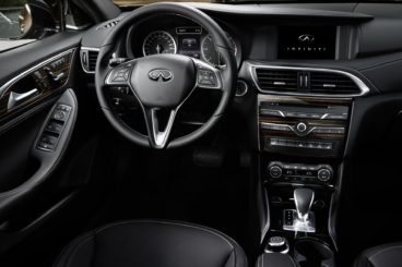 Interior of the Infiniti Q30