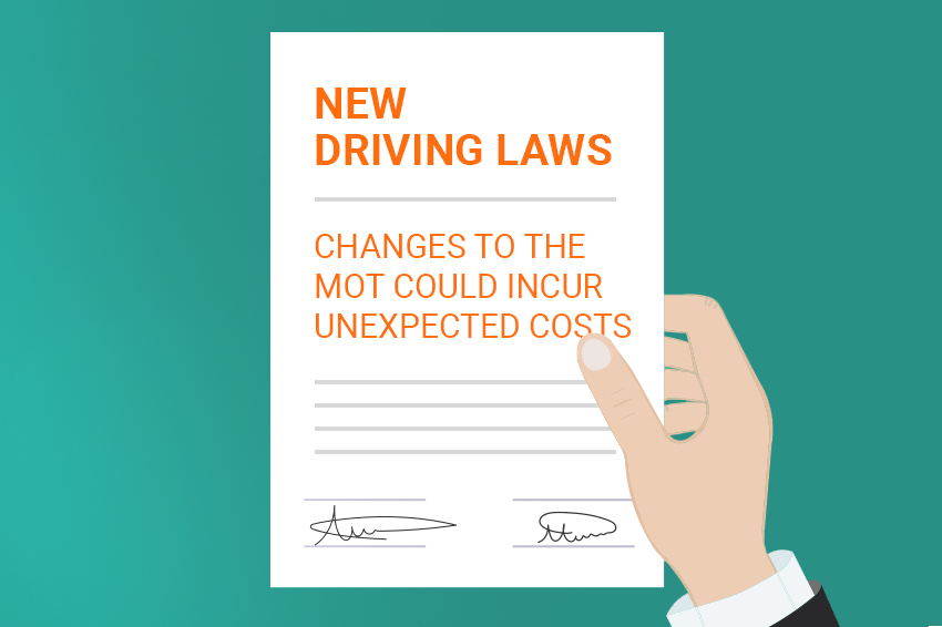 New driving laws and changes to the MOT could incur unexpected costs