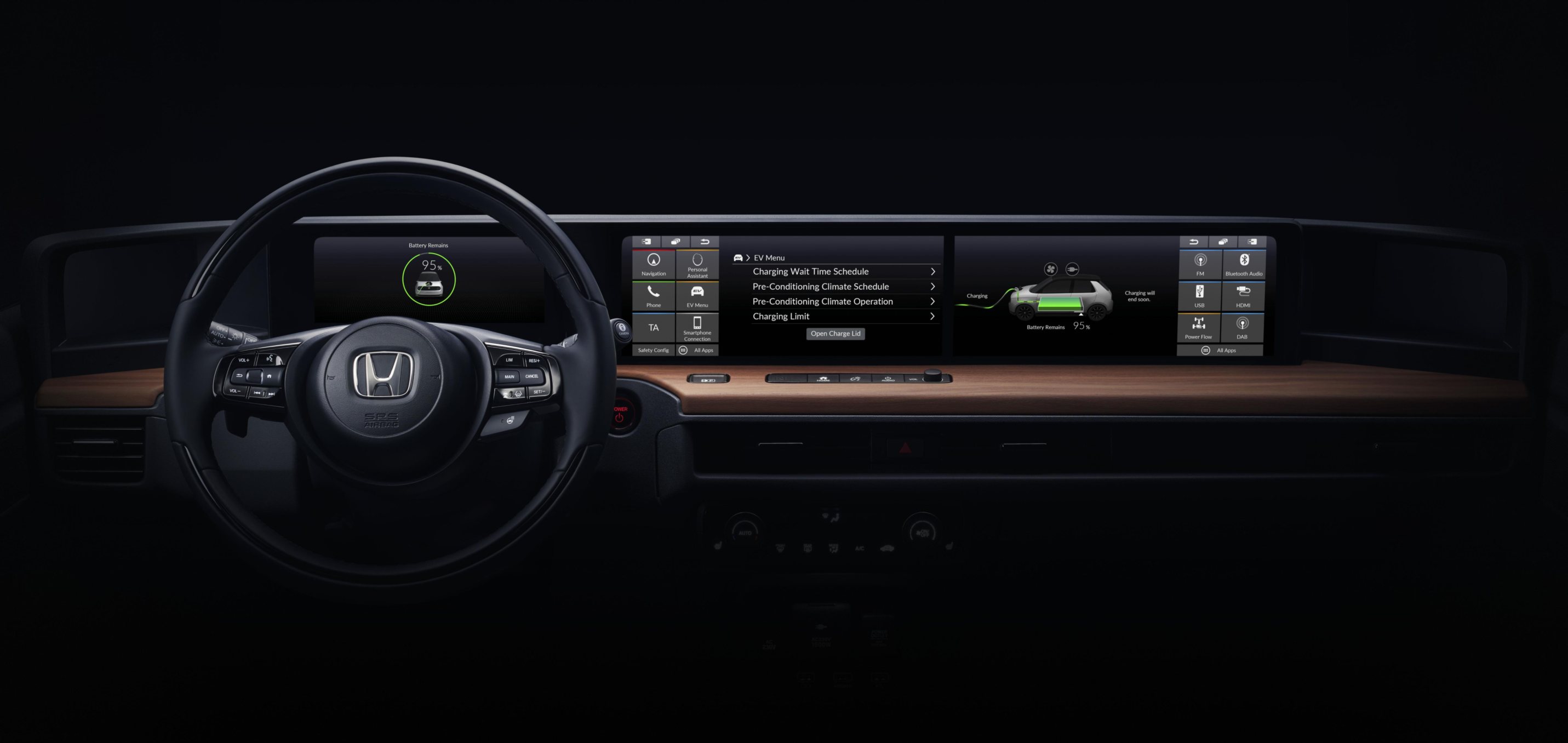 Interior of the Honda Urban EV Concept