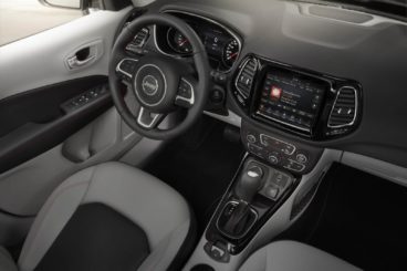 Interior of the Jeep Compass