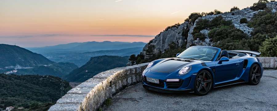 Porsche 911 and sunset - Business Contract Hire