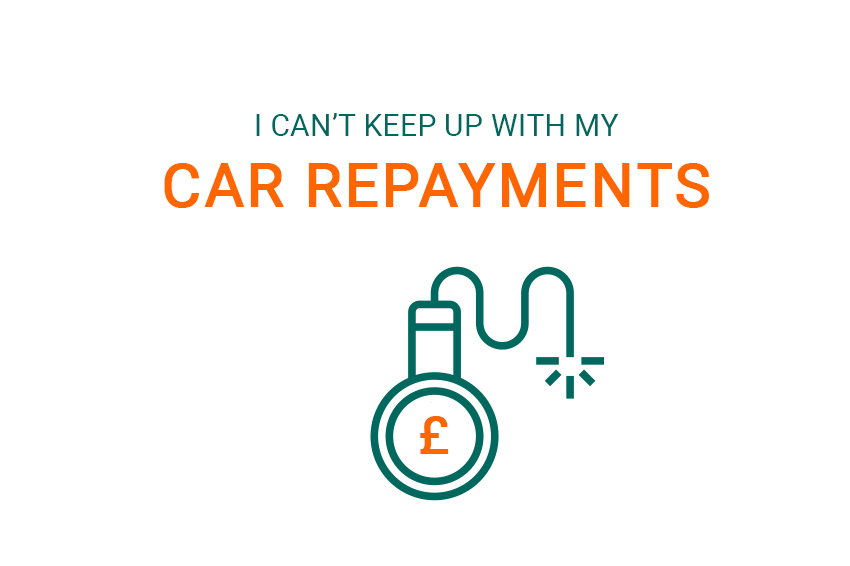 I can't keep up my car repayments