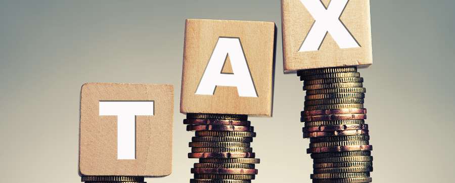 Image of word Tax on coins