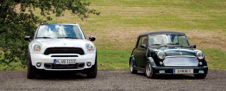Old MINI and new MINI together