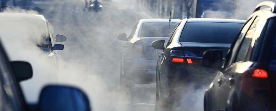 cars in a traffic jam