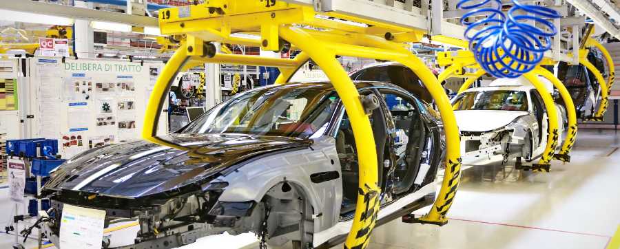 Supply chain - Manufacturing cars - the supply chain