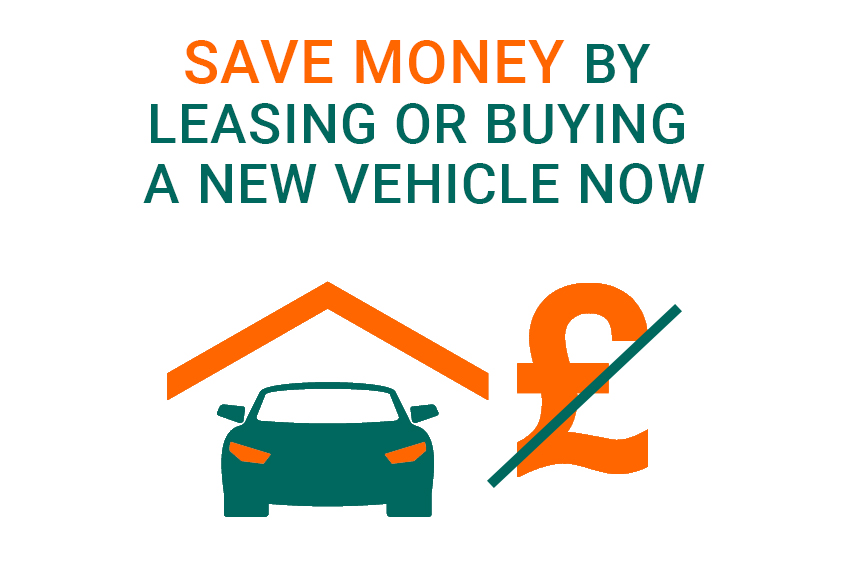 Save money by buying or leasing a new vehicle now
