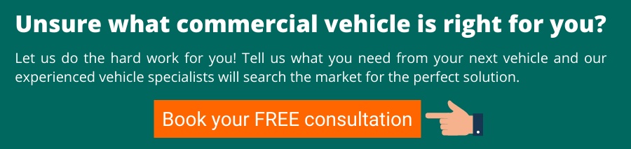 Unsure what commercial vehicle is right for you? Let us do the hard work for you! Tell us what you need from your next vehicle and our experienced Vehicle specialists will search the market for the perfect solution. Book your FREE consultation
