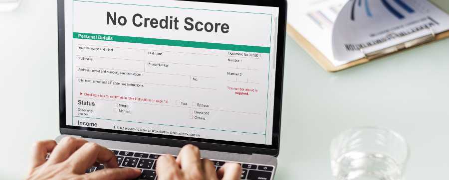 Person checking their credit check details online