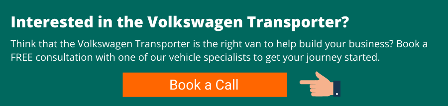 Interested in the Volkswagen Transporter? Think that the Volkswagen Transporter is the right van to help build your business? Book a FREE consultation with one of our vehicle specialists to get your journey started.