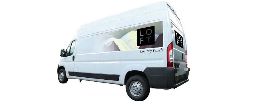 How to lease a vehicle for business - branded van