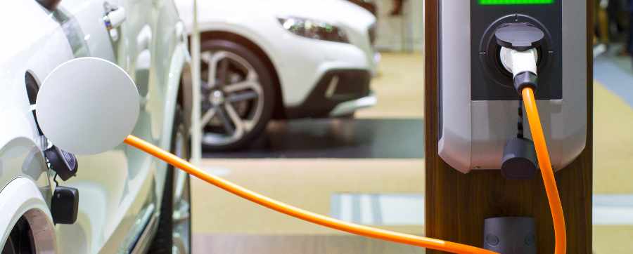 electric car charger and electric car