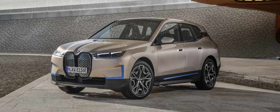 metallic paint BMW iX - safest electric cars