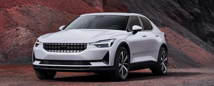 White Polestar 2 - safest electric cars