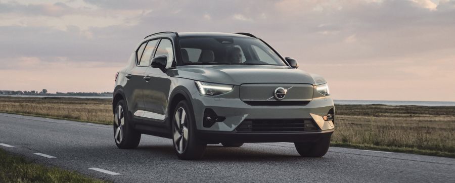 autonomous Volvo xc40 car