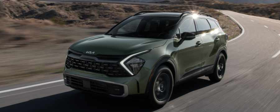 Green Kia Sportage