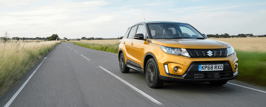 Yellow Suzuki Vitara