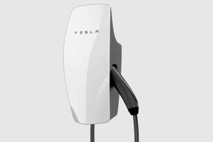 Tesla wall connector charging point