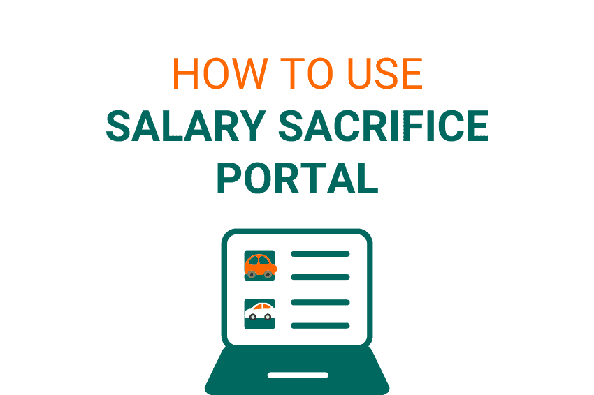 How to use salary sacrifice portal in green and orange text