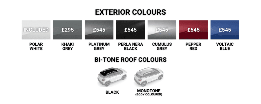 Colour options