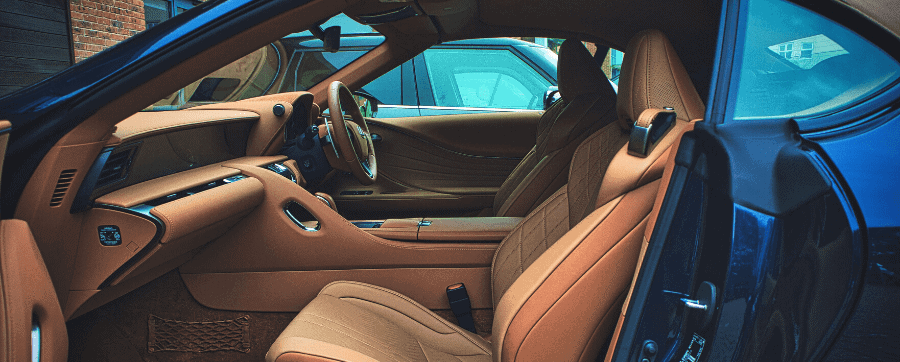 Lexus LC driver seat