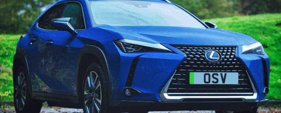 Blue Lexus UX