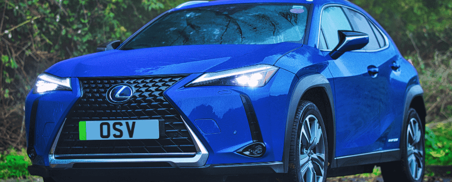 Blue Lexus UX