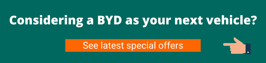 Considering a BYD as your next vehicle? See our latest special offers